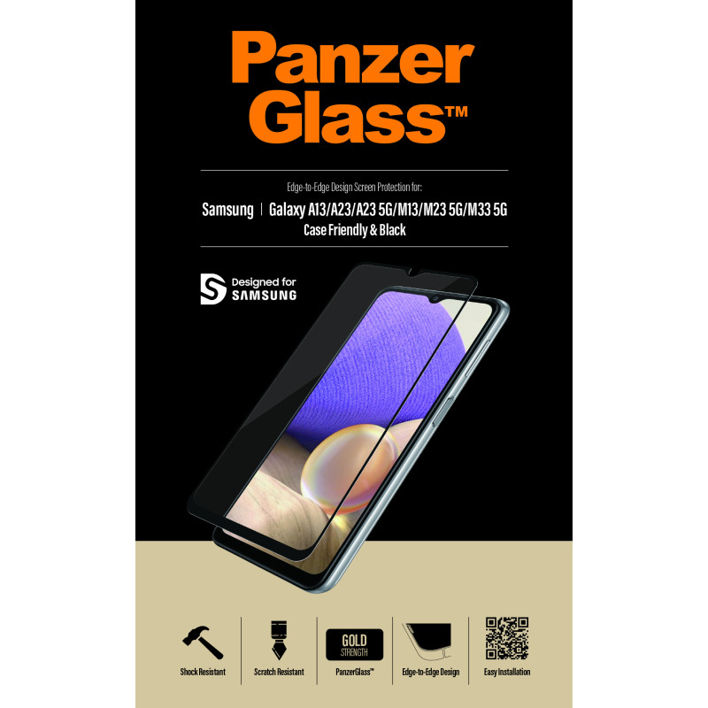 Produktbild för PanzerGlass 7306 skärm- och baksidesskydd till mobiltelefon Genomskinligt skärmskydd Samsung 1 styck