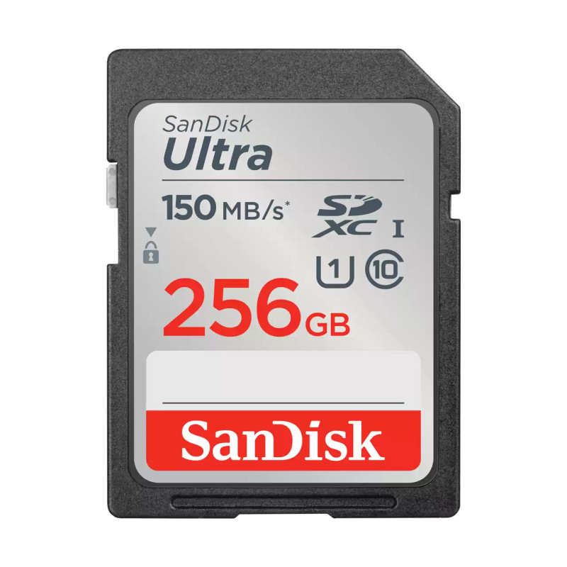 Produktbild för SanDisk Ultra 256 GB SDXC UHS-I Klass 10