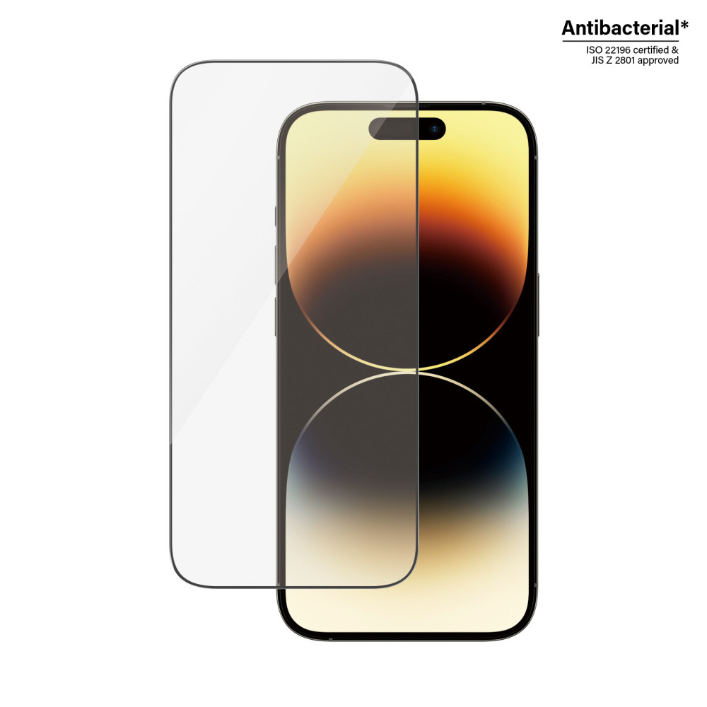 Produktbild för PanzerGlass Ultra-Wide Fit Apple iPhone Genomskinligt skärmskydd 1 styck