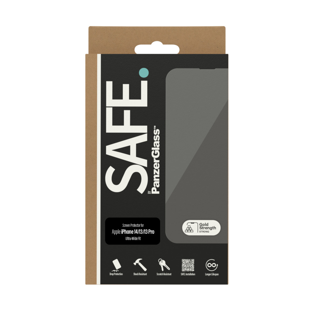 Produktbild för PanzerGlass SAFE IPHONE 2022 6.1/13/13 PRO CASE FRIENDLY Genomskinligt skärmskydd Apple 1 styck