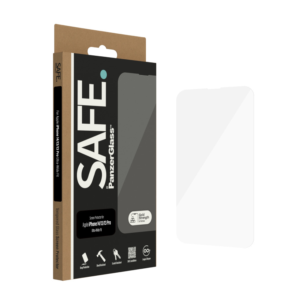 Produktbild för PanzerGlass SAFE IPHONE 2022 6.1/13/13 PRO CASE FRIENDLY Genomskinligt skärmskydd Apple 1 styck