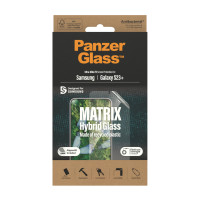 Produktbild för PanzerGlass Matrix Hybrid Glass - skärmskydd för mobiltelefon - ultrabred passning med AlignerKit