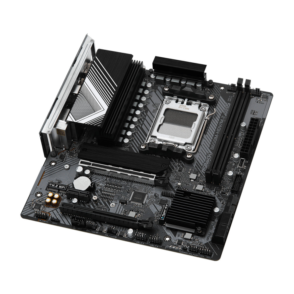 Gigabyte B650 AORUS Elite AX 1.0 Moderkort (AMD), Svart 