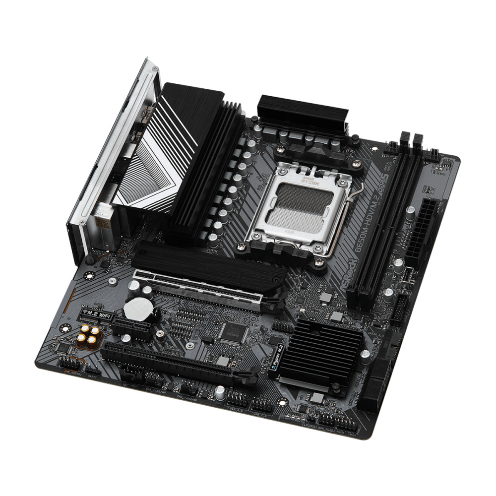Produktbild för Asrock B650M-HDV/M.2 AMD B650 AM5-sockel micro ATX