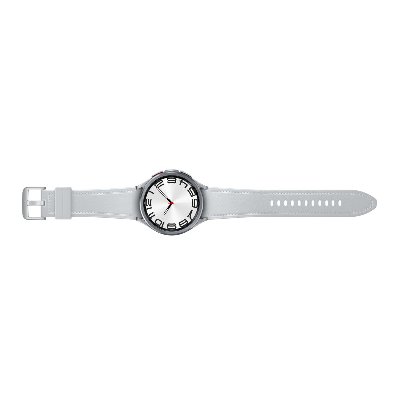 Produktbild för Samsung Galaxy Watch6 Classic Watch6 Classic 3,81 cm (1.5") OLED 47 mm Digital 480 x 480 pixlar Pekskärm Silver Wi-Fi GPS
