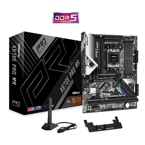 ASRock Asrock X670E Pro RS AMD X670 AM5-sockel ATX