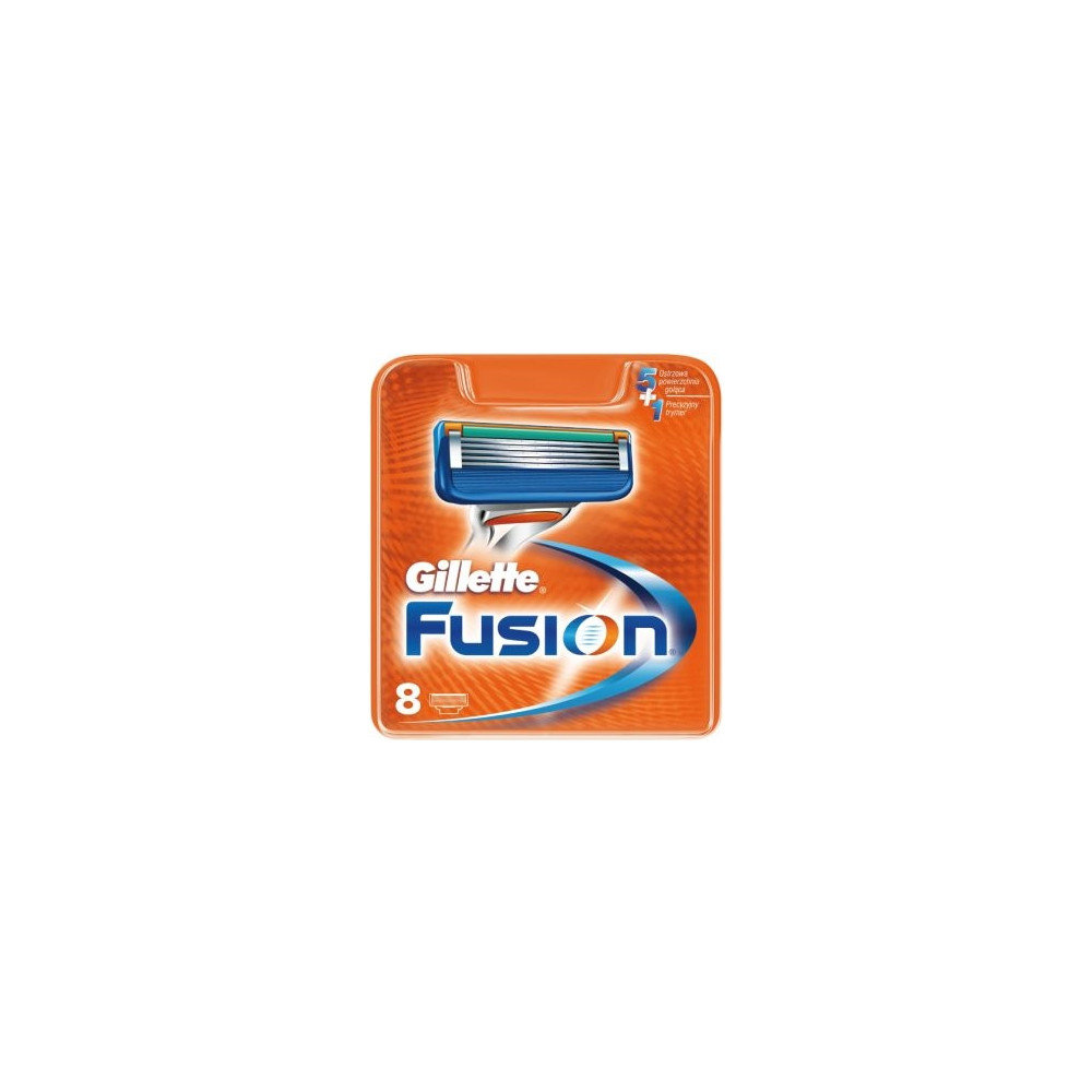 Produktbild för Gillette Fusion påfyllnadsrakblad (paket om 8)