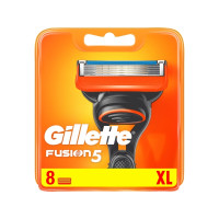 Produktbild för Gillette Fusion påfyllnadsrakblad (paket om 8)