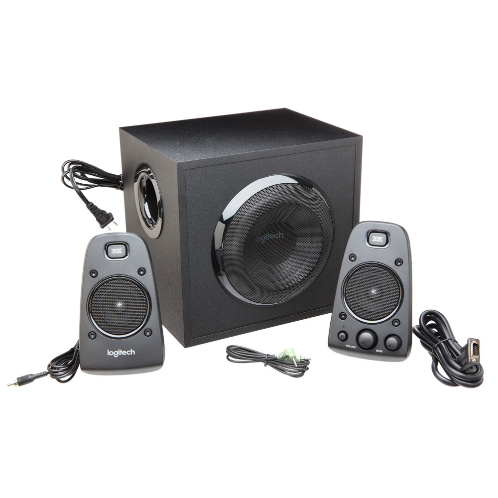 Produktbild för Logitech Z623 mikrofonset 200 W Universal Svart 2.1 kanaler 35 W