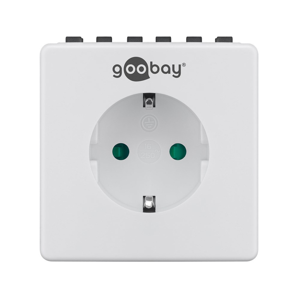 Produktbild för Goobay 93256 elektriska tidtagarur Vit Daglig timer/veckotimer