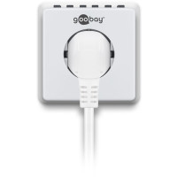 Produktbild för Goobay 93256 elektriska tidtagarur Vit Daglig timer/veckotimer