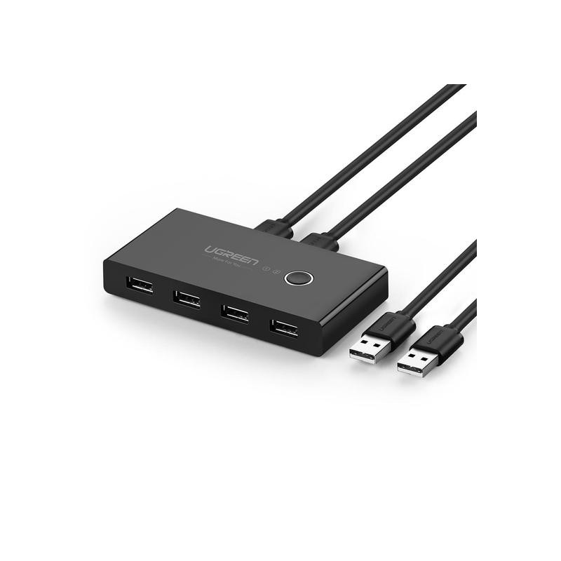 Produktbild för Ugreen 30767 gränssnittshubbar USB 2.0 Svart