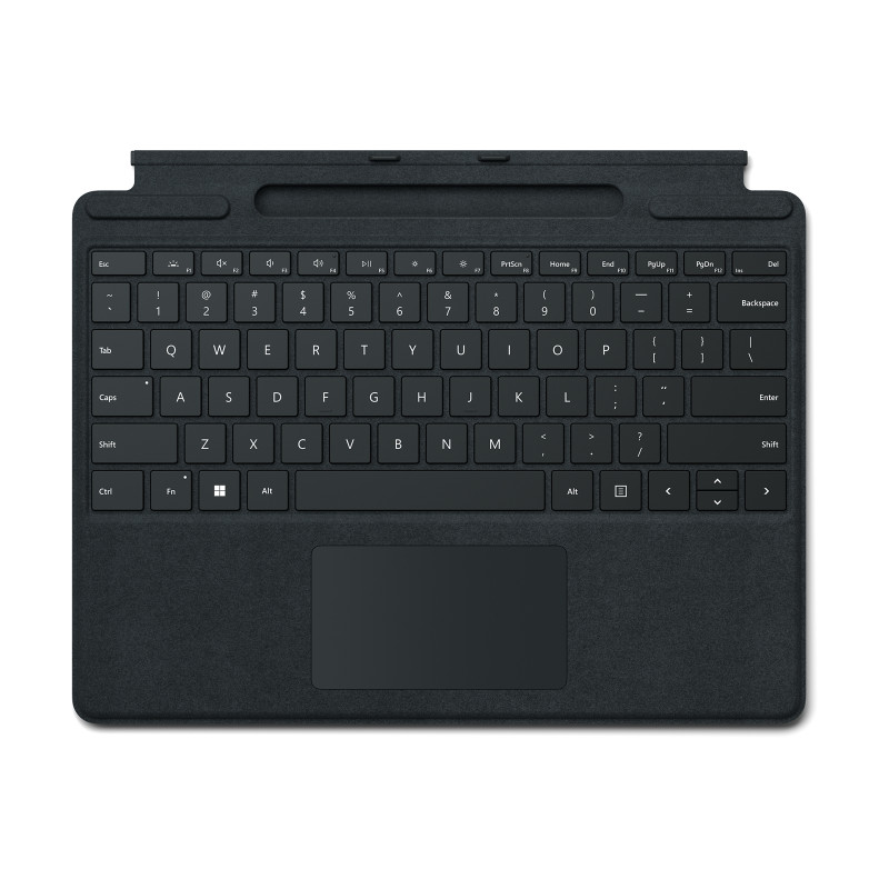 Produktbild för Microsoft Surface Pro Signature Keyboard Svart Microsoft Cover port QWERTY Nordic