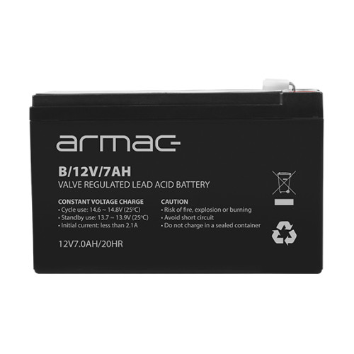ARMAC Armac B/12V/7AH UPS-batterier Slutna blybatterier (VRLA)