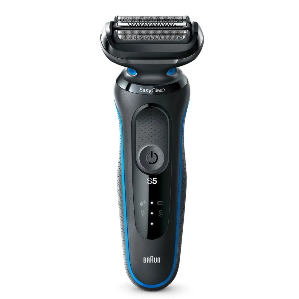 Produktbild för Braun 51-B1000s Folierakapparat Trimmer Svart, Blå