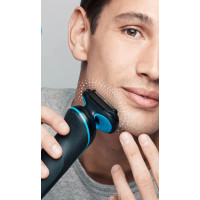 Produktbild för Braun 51-B1000s Folierakapparat Trimmer Svart, Blå