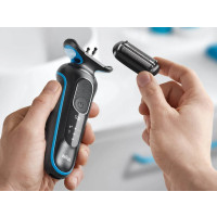 Produktbild för Braun 51-B1000s Folierakapparat Trimmer Svart, Blå
