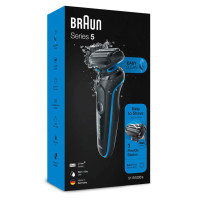 Produktbild för Braun 51-B1000s Folierakapparat Trimmer Svart, Blå