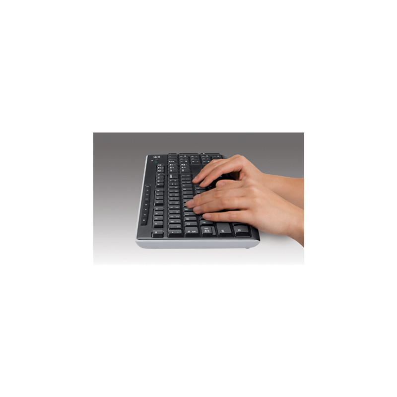 Produktbild för Logitech Wireless Keyboard K270 tangentbord RF Trådlös QWERTY Nordic