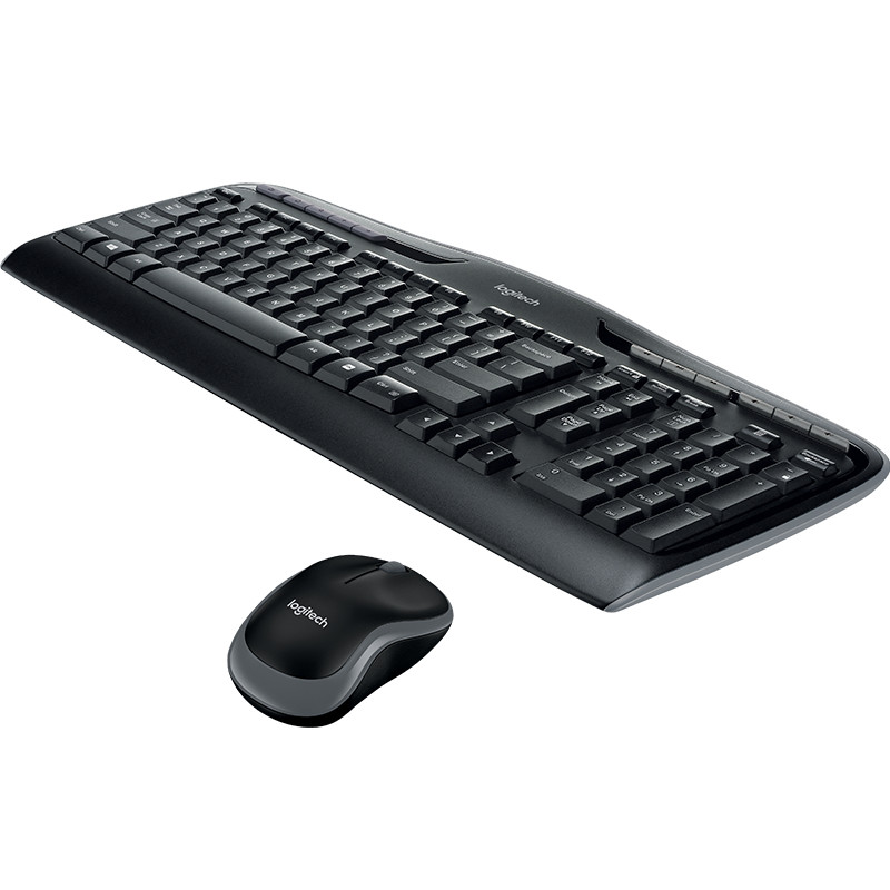 Produktbild för Logitech Wireless Combo MK330 tangentbord Mus inkluderad RF Trådlös QWERTY Nordic