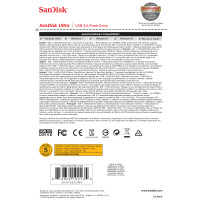 Produktbild för SanDisk Ultra USB-sticka 16 GB USB Type-A 3.2 Gen 1 (3.1 Gen 1) Svart