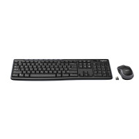 Produktbild för Logitech Wireless Combo MK270 tangentbord Mus inkluderad RF Trådlös QWERTY Nordic Svart
