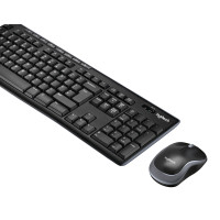 Produktbild för Logitech Wireless Combo MK270 tangentbord Mus inkluderad RF Trådlös QWERTY Nordic Svart