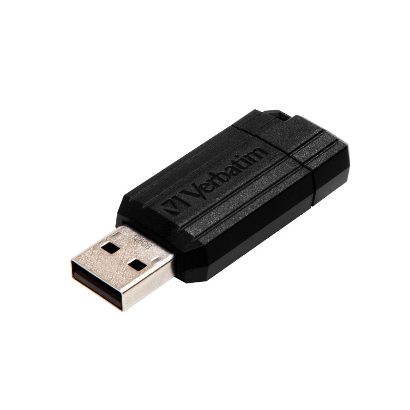 Produktbild för Verbatim PinStripe 128GB USB-sticka USB Type-A 2.0 Svart