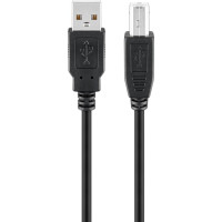 Produktbild för goobay - USB-kabel - USB typ B till USB - 1.8 m