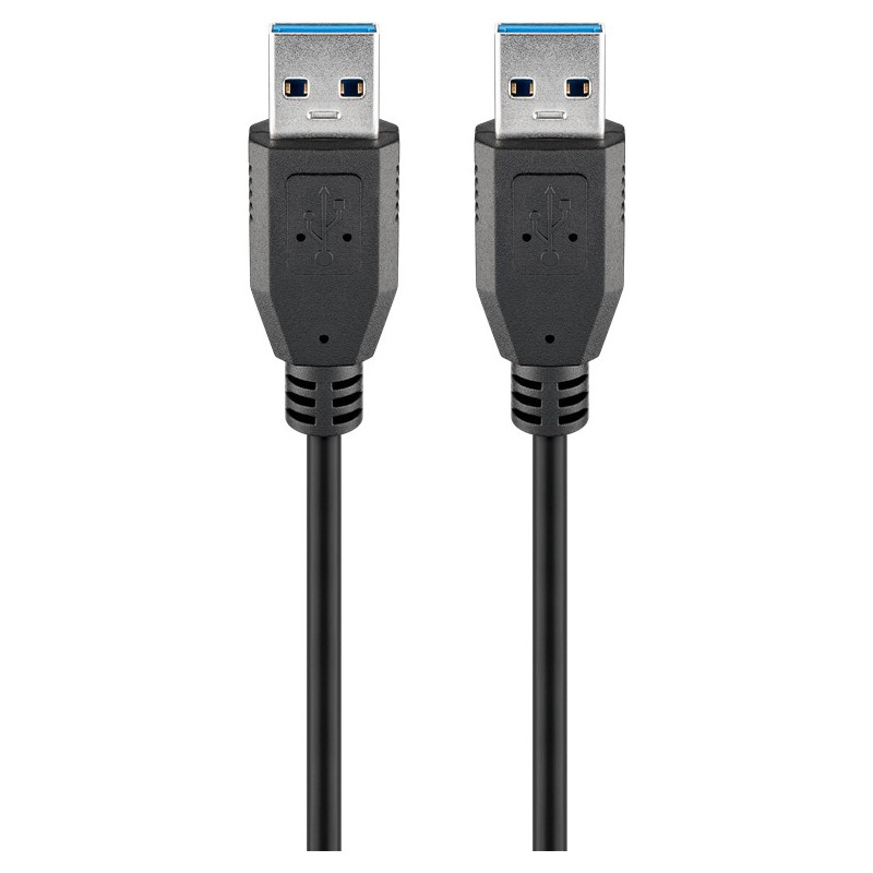 Produktbild för Goobay 93928 USB-kablar 1,8 m USB 3.2 Gen 1 (3.1 Gen 1) USB A Svart