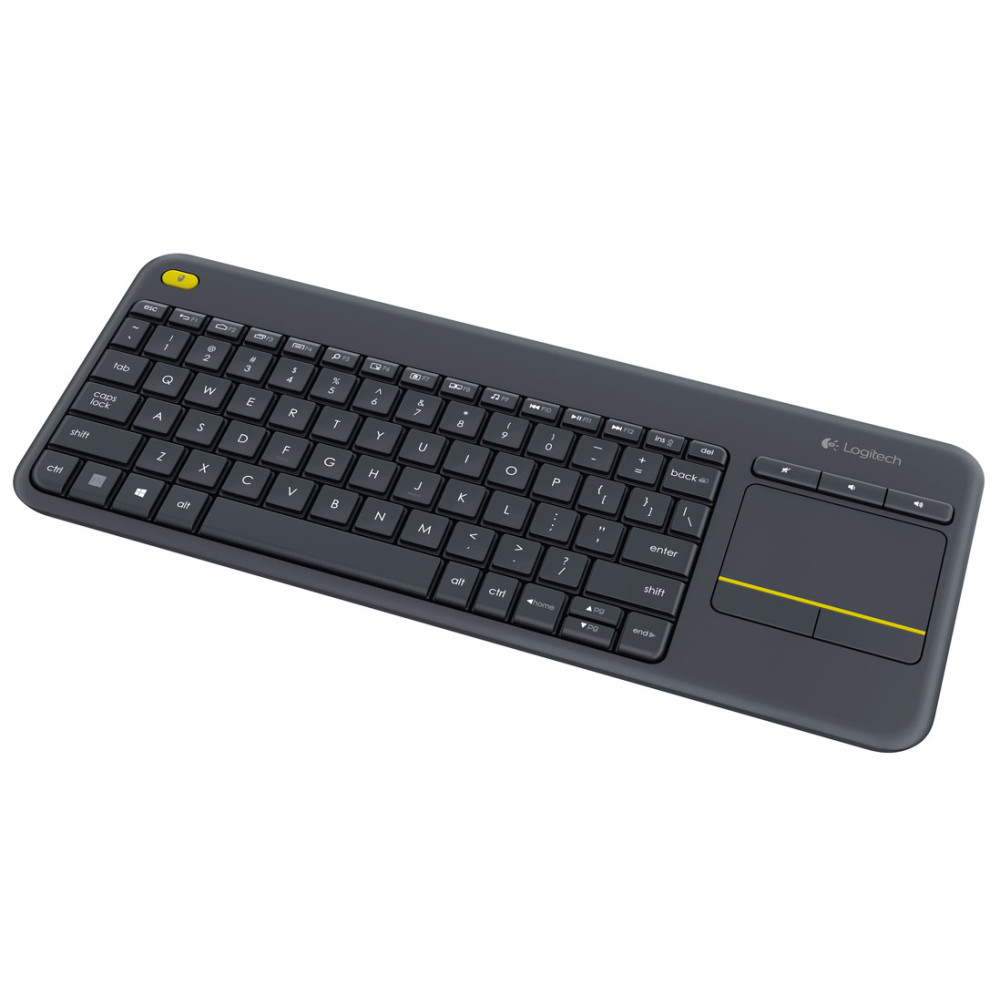 Produktbild för Logitech K400 Plus Tv tangentbord RF Trådlös QWERTY Nordic Svart