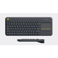 Produktbild för Logitech K400 Plus Tv tangentbord RF Trådlös QWERTY Nordic Svart