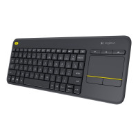 Produktbild för Logitech K400 Plus Tv tangentbord RF Trådlös QWERTY Nordic Svart