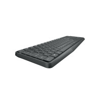 Produktbild för Logitech MK235 tangentbord Mus inkluderad USB QWERTY Nordic Grå