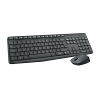 Produktbild för Logitech MK235 tangentbord Mus inkluderad USB QWERTY Nordic Grå