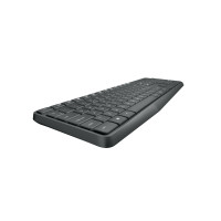 Miniatyr av produktbild för Logitech MK235 tangentbord Mus inkluderad USB QWERTY Amerikanskt internationellt Grå