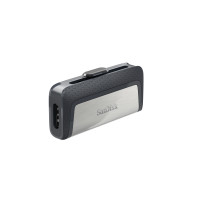 Produktbild för SanDisk Ultra Dual Drive USB Type-C USB-sticka 64 GB USB Type-A / USB Type-C 3.2 Gen 1 (3.1 Gen 1) Svart, Silver