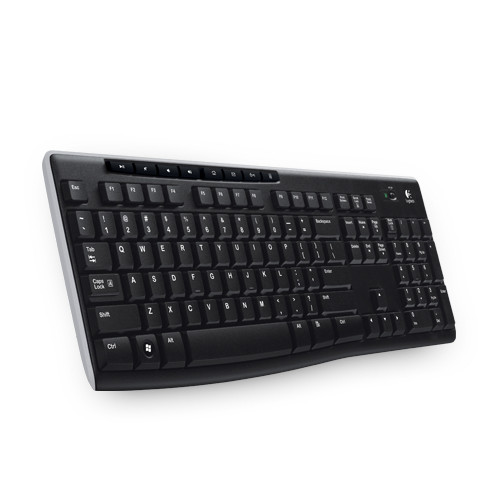 Logitech Logitech Wireless Keyboard K270 tangentbord RF Trådlös QWERTY Engelsk Svart