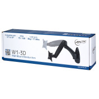 Produktbild för ARCTIC W1-3D 81,3 cm (32") Svart Vägg