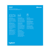 Produktbild för Logitech Z207 högtalare Svart Kabel & Trådlös 5 W