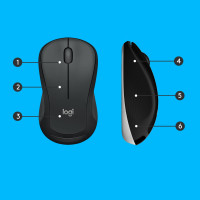 Produktbild för Logitech Advanced MK540 tangentbord Mus inkluderad USB QWERTY Holländsk Svart, Vit