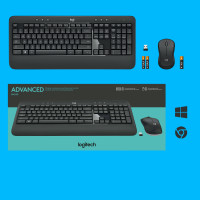 Produktbild för Logitech Advanced MK540 tangentbord Mus inkluderad USB QWERTY Holländsk Svart, Vit