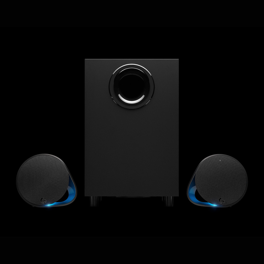Produktbild för Logitech G G560 LIGHTSYNC PC Gaming Speakers mikrofonset 120 W PC / bärbar dator Svart 2.1 kanaler 30 W Bluetooth