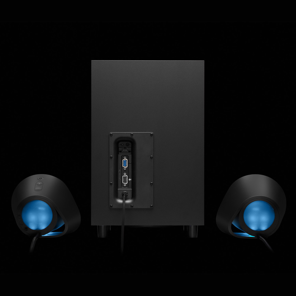 Produktbild för Logitech G G560 LIGHTSYNC PC Gaming Speakers mikrofonset 120 W PC / bärbar dator Svart 2.1 kanaler 30 W Bluetooth