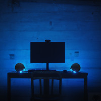 Produktbild för Logitech G G560 LIGHTSYNC PC Gaming Speakers mikrofonset 120 W PC / bärbar dator Svart 2.1 kanaler 30 W Bluetooth