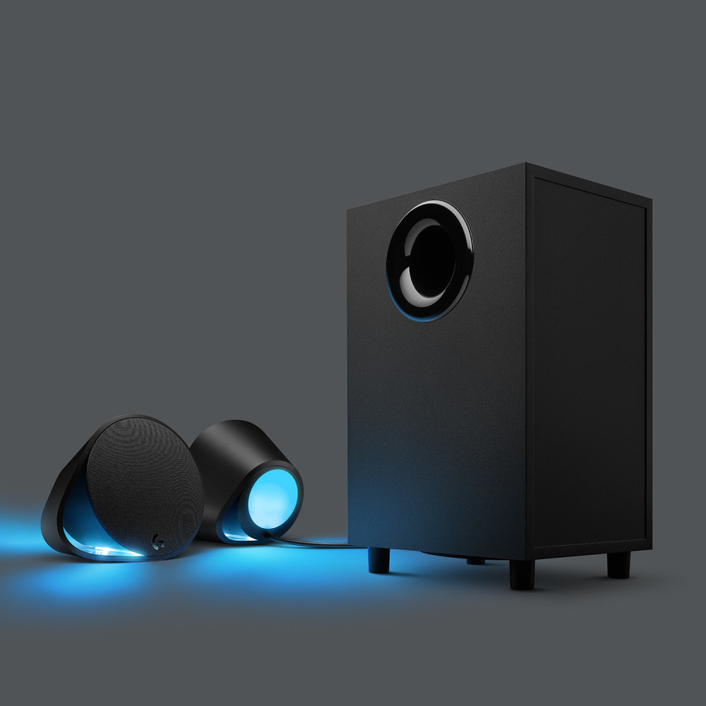 Produktbild för Logitech G G560 LIGHTSYNC PC Gaming Speakers mikrofonset 120 W PC / bärbar dator Svart 2.1 kanaler 30 W Bluetooth