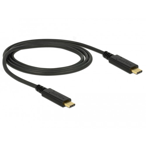 DeLOCK DeLOCK 85531 USB-kablar 1 m USB 3.2 Gen 2 (3.1 Gen 2) USB C Svart
