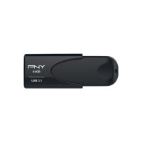 Miniatyr av produktbild för PNY Attaché 4 USB-sticka 64 GB USB Type-A 3.2 Gen 1 (3.1 Gen 1) Svart