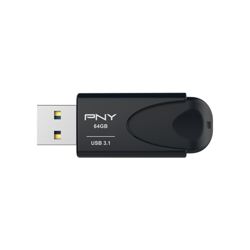 Produktbild för PNY Attaché 4 USB-sticka 64 GB USB Type-A 3.2 Gen 1 (3.1 Gen 1) Svart