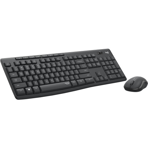 Logitech Logitech MK295 Silent Wireless Combo tangentbord Mus inkluderad USB QWERTY Amerikanskt internationellt grafit